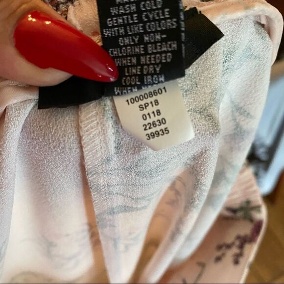 Alfani Womens Plus Crepe Floral Print Wide Leg Pants - Picture 13 of 13